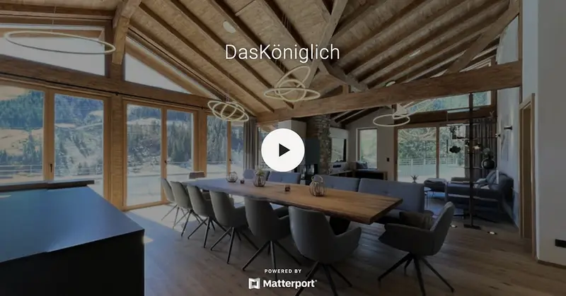 Vorschau des virtuellen 360°-Rundgangs durch das Chalet DasKöniglich